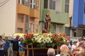 Misa, procesión y desfile de ganado en La Pardilla (Foto Francisco Javier Santana)